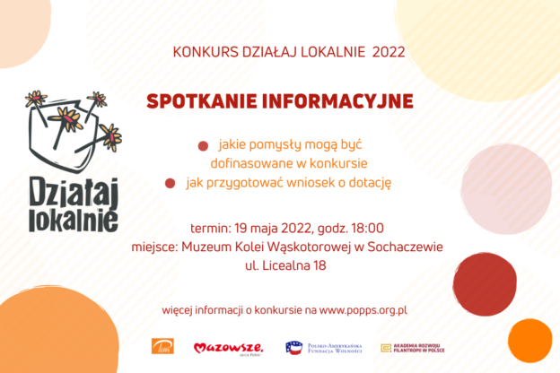 zaproszenie na spotkanie informacyjne grafika