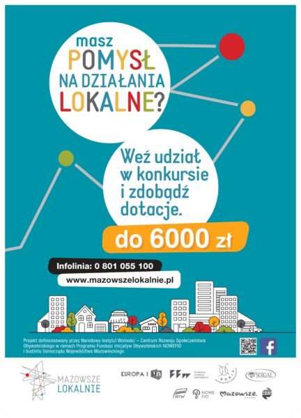 plakat promocyjny konkursu Mazowsze Lokanie